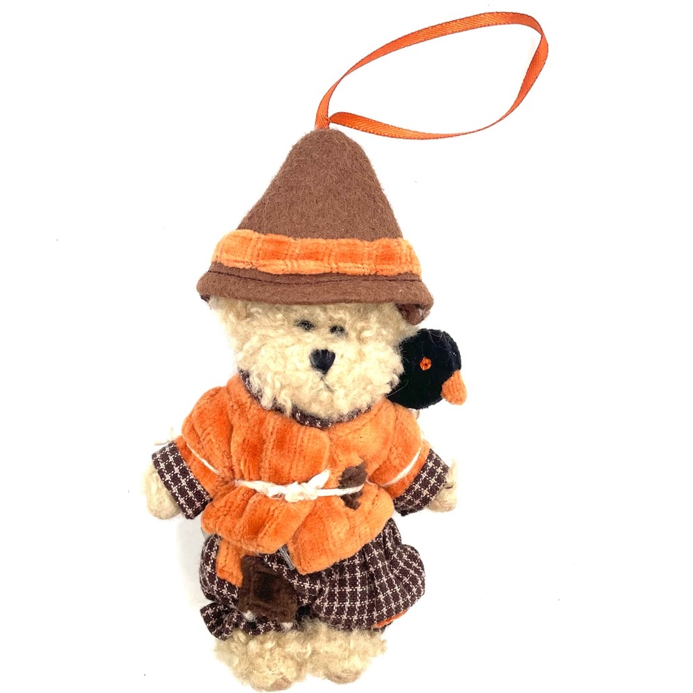 Boyds Bear’s Lil' Einstein Scarecrow Ornament -  Vintage 1990's